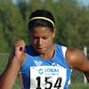 Emma Linton klar etta på damernas 100m. (© R. Härtull)