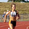 Caroline Wärn på 400m. (© Jenni Isolammi)