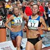 Jannica Rönnqvist i mål på 400m. (© Daniel Byskata)