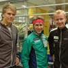 Tre landslagsåkare/löpare Mathias Strandvall, Staffan Tunis och Rickard Mitts (© R. Härtull)