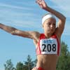 Sofi Fagerholm vann damernas längd på 563cm. (© R: Härtull)
