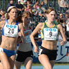 Heidi Eriksson leder 1500m (© Daniel Byskata)