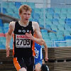 Christoffer Envall löpte 400m på nytt pers.rekord 48,46 och vann. (© Jenni Isolammi)