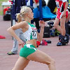 Jeanine Nygård sprang pers. på 400m 57,96 och blev tvåa. (© Jenni Isolammi)