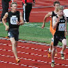 200m. Christoffer Envall före Johan Nordmyr, Christoffer Wärn, Jesper Heinonen och Daniel Nissén. (© Rune Härtull)