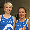 Silver- och bronsmedaljöserna, Minna Nikkanen och Vanessa Vandy. (© Sandra Eriksson)