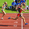 100m final, etta Hanna Wiss (© Rune Härtull)