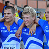 Det finska laget kom tvåa. Ville Wendelin, Christoffer Envall, Santeri Tukia och Petteri Monni. (© Rune Härtull)