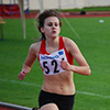 Zenitha Eriksson vann överlägset i 400m Flickor A. (© Isabelle Nygårds)