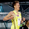 Mikael Bergdahl löpte finskt årsbästa på 3000m och blev tvåa. (© Rune Härtull)