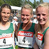 IFNs silverlag, Rebecka Westerlund, Andrea Julin och Veronica Kengo. (© Rune Härtull)