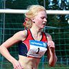 Julia Hiltunen tvåa på 2000m.  (© Simon Haglund)