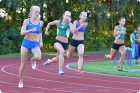 200m. Emelie Krook, Jonna Skrifvars, Sanna Nygård och Simone Wiklund (© Rune Härtull)