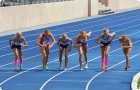 5000m start med Camilla Richardsson i mitten (52), Oona Kettunen (91) och Meri Rantanen (86). (© Heimo Rintamäki)